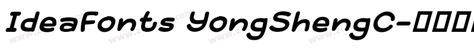 IdeaFonts YongShengC字体转换